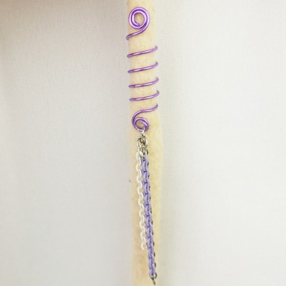 3 Color Chain Dreadlock/ Braid Bead